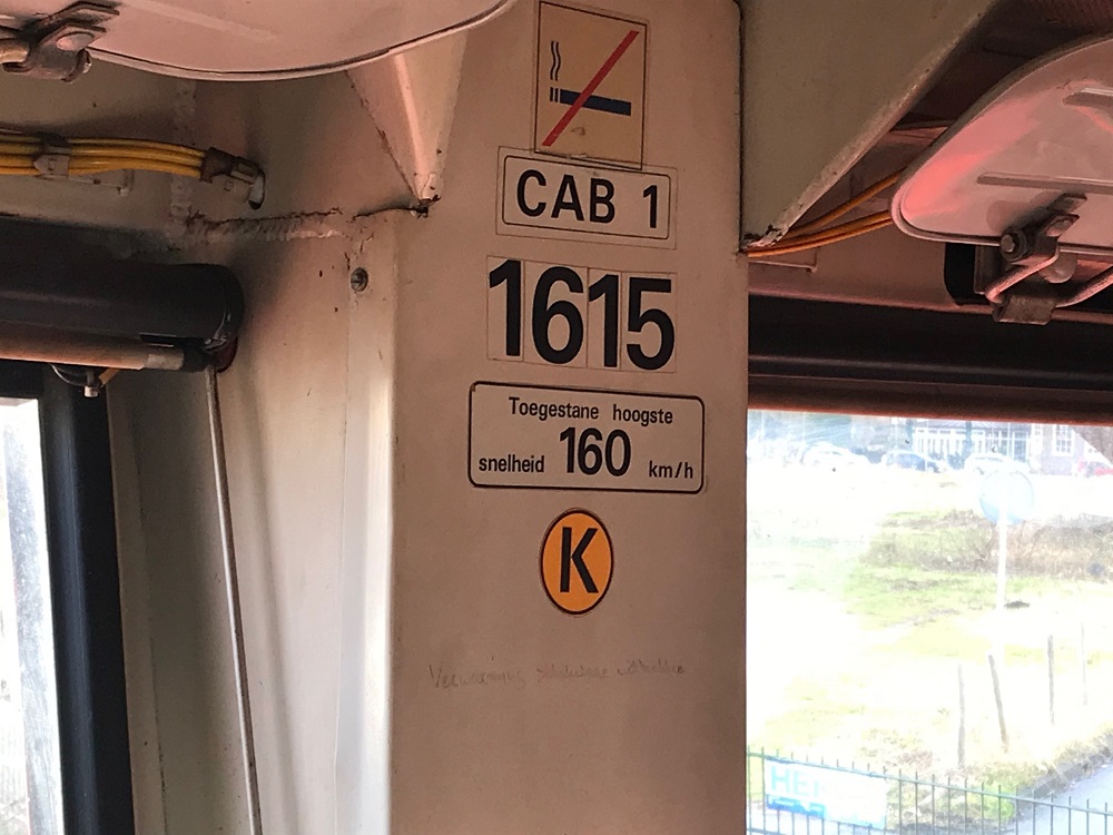 Cabine DB 1615 2 Beverwijk 26 februari 2020